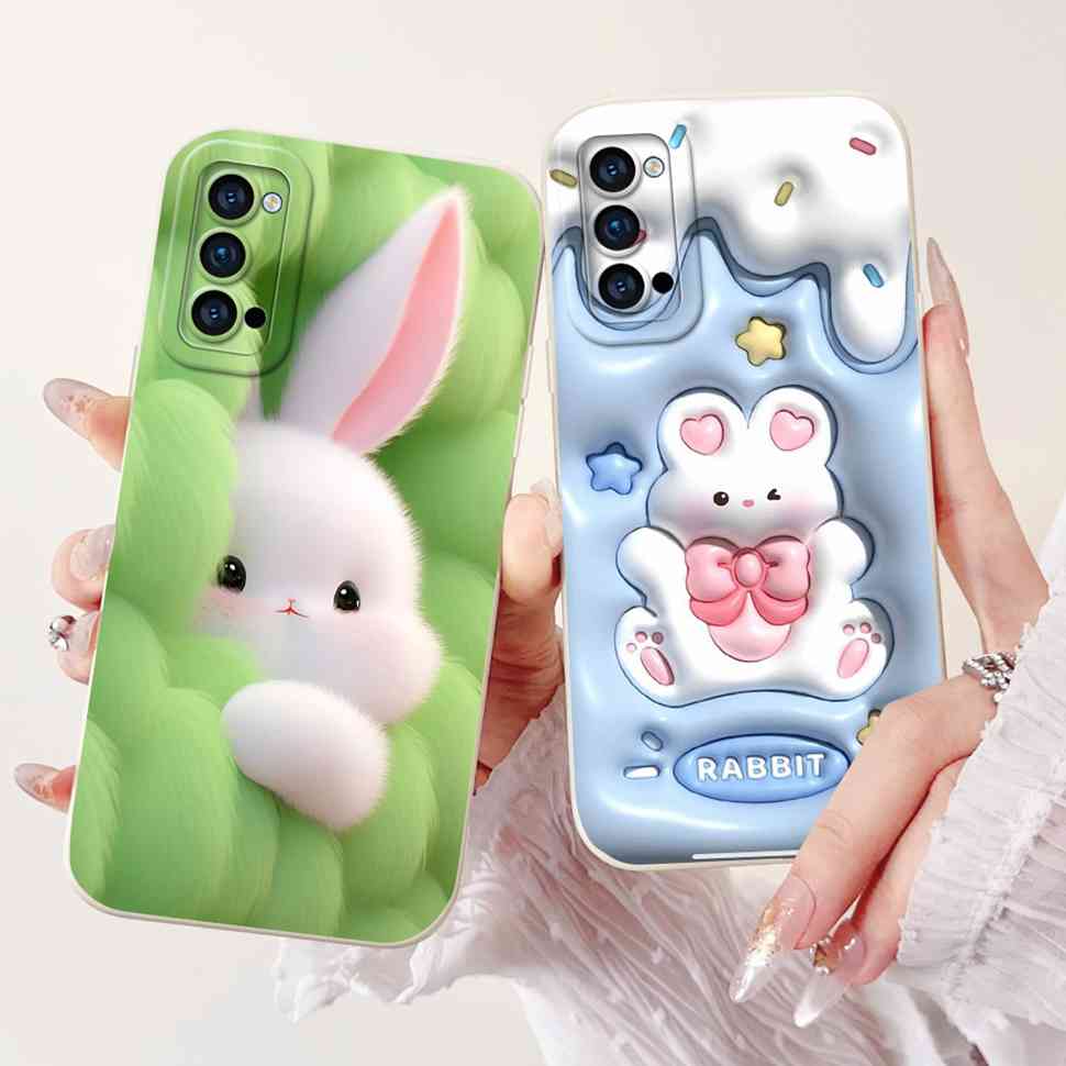 For Oppo Reno4 Pro 5G Case CPH2089 Luxury Art Painted Cover For Oppo Reno4 Reno 4 Pro 5G Phone Case Protector Soft Cover