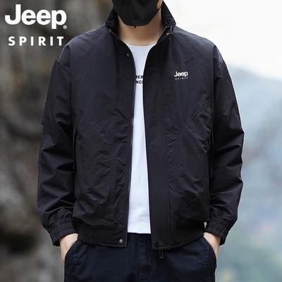 Мужская повседневная рабочая куртка JEEP SPIRIT с воротником-стойкой