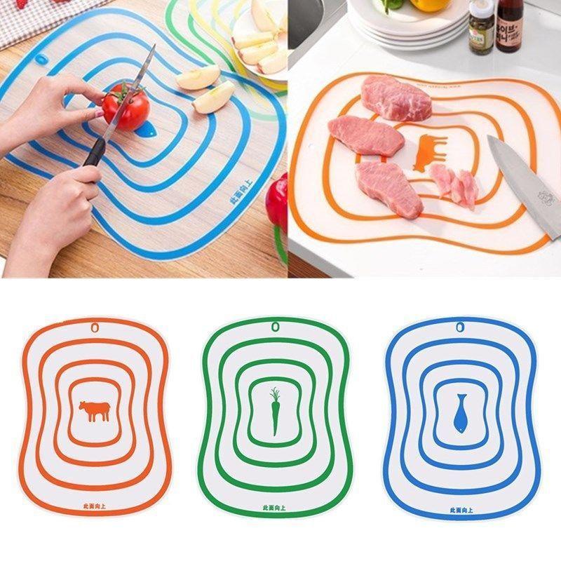 Хорошая пластиковая разделочная доска, нескользящая, матовая, кухонная разделочная доска, кухонный инструмент