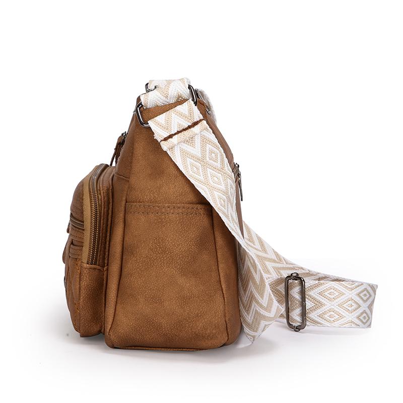 Женская сумка большой вместимости, наплечная сумка, многослойный карман, сумка кроссбоди, сумка для мамы