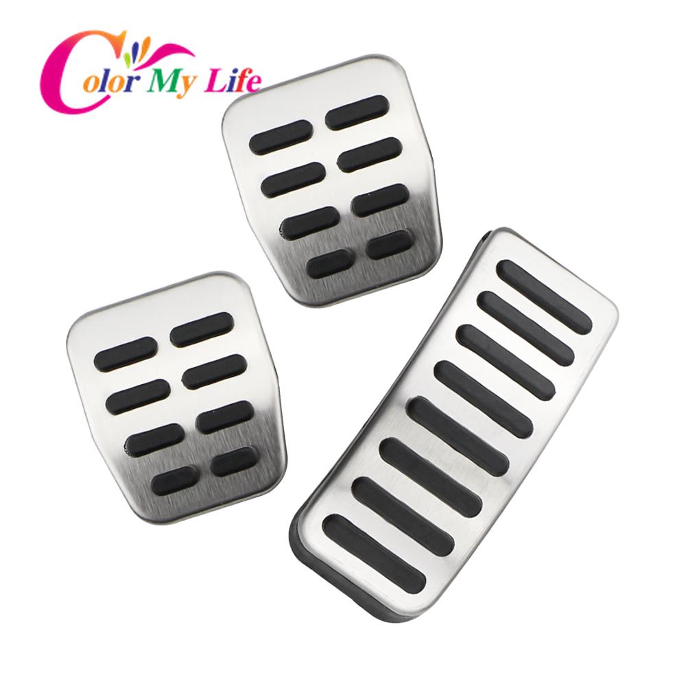 Накладка на педаль автомобиля Color My Life AT MT для Volkswagen VW Polo 6N 6N2 9N 9N3 6R хэтчбек седан 1996 года - Авто