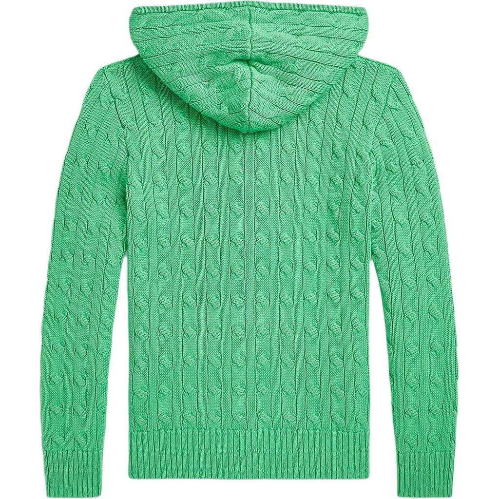 Худи Polo Ralph Lauren на молнии с длинным рукавом Детский свитер Зеленый 323951123-008