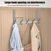 Сверхпрочная вешалка для одежды, крючки для вешалок, прочная, выдерживающая нагрузку, простая установка, крючки для крепления на дверь, вешалки для полотенец и головных уборов