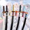 Demon Slayer Katana Cosplay Weapons  Mitsuri Shinobu White Fire God Tanjiro Wooden Toy Sword Anime Character Props