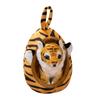 Simulation Tiger Little Pet Plush Stuffed Toy Pp Cotton Fill Kids Room Decor