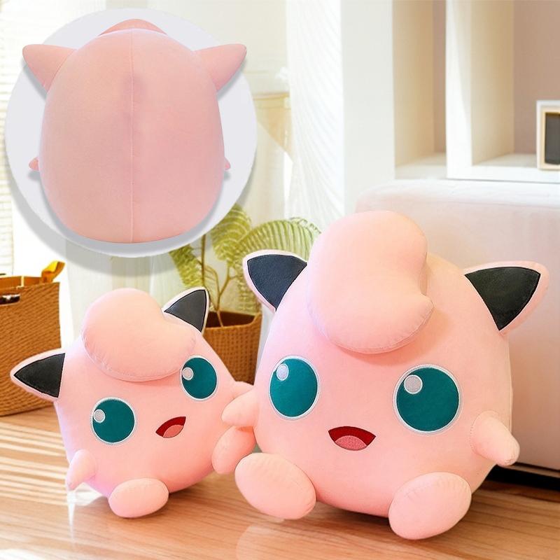 Cute Jigglypuff Pokémon Plush Toy Soft Anime Jigglypuff Stuffed Pillow Pink Room Decor Doll Girlfriend'S Birthday Gifts