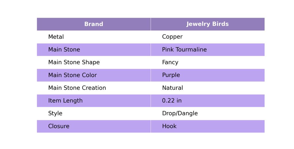 Fancy Pink Tourmaline Gemstone Copper Dangle Drop Electroformed Earrings Jewelry VP-86