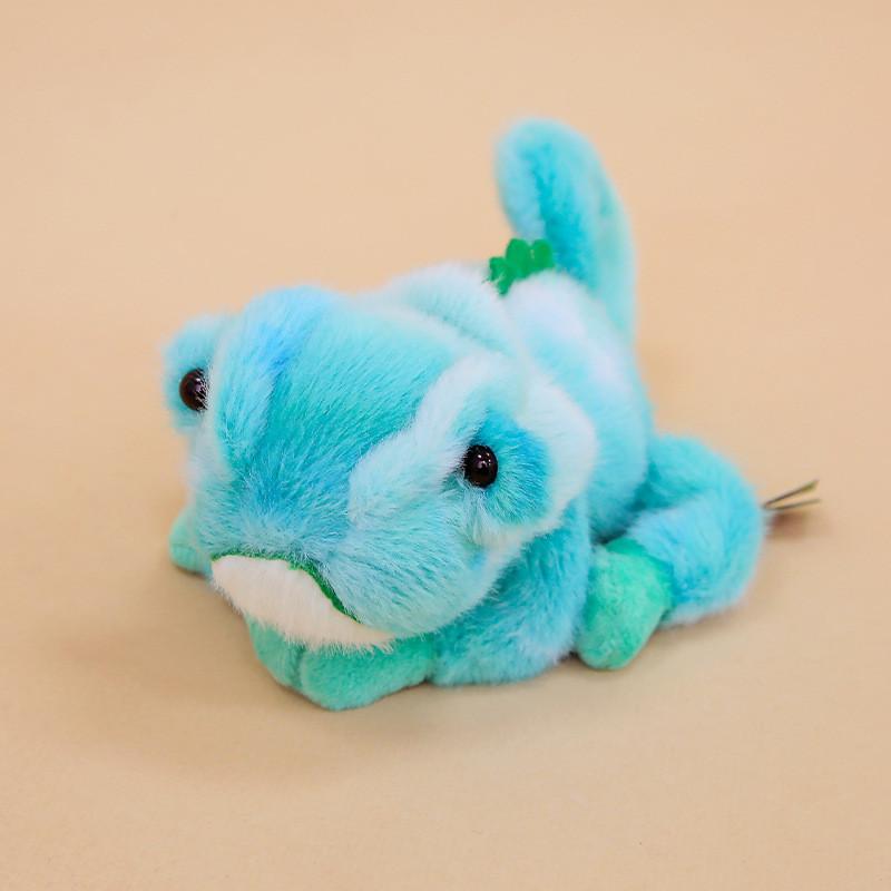 Plush Animal Keychain With Magnetic Color Changing Chameleon For Cute Gift And Decoration