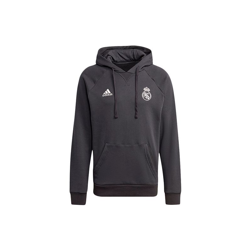 adidas Мужская спортивная толстовка с капюшоном Real Madrid, черная GR4276