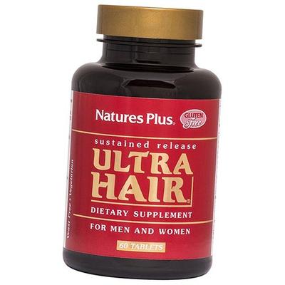Витамины для волос с замедленным высвобождением, Ultra Hair Sustained Release, 60таб (36375177)