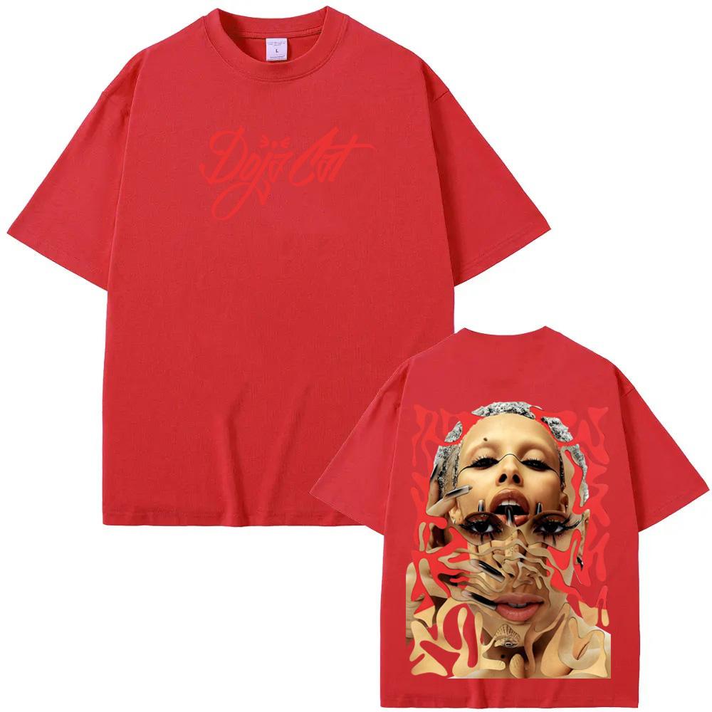 Doja Cat NEW TOPS Ariana Grande Music Sexy' Poster T-Shirt Hip Hop 100%Cotton Sleeve Oversized Classic Aesthetic Soft Tshirts