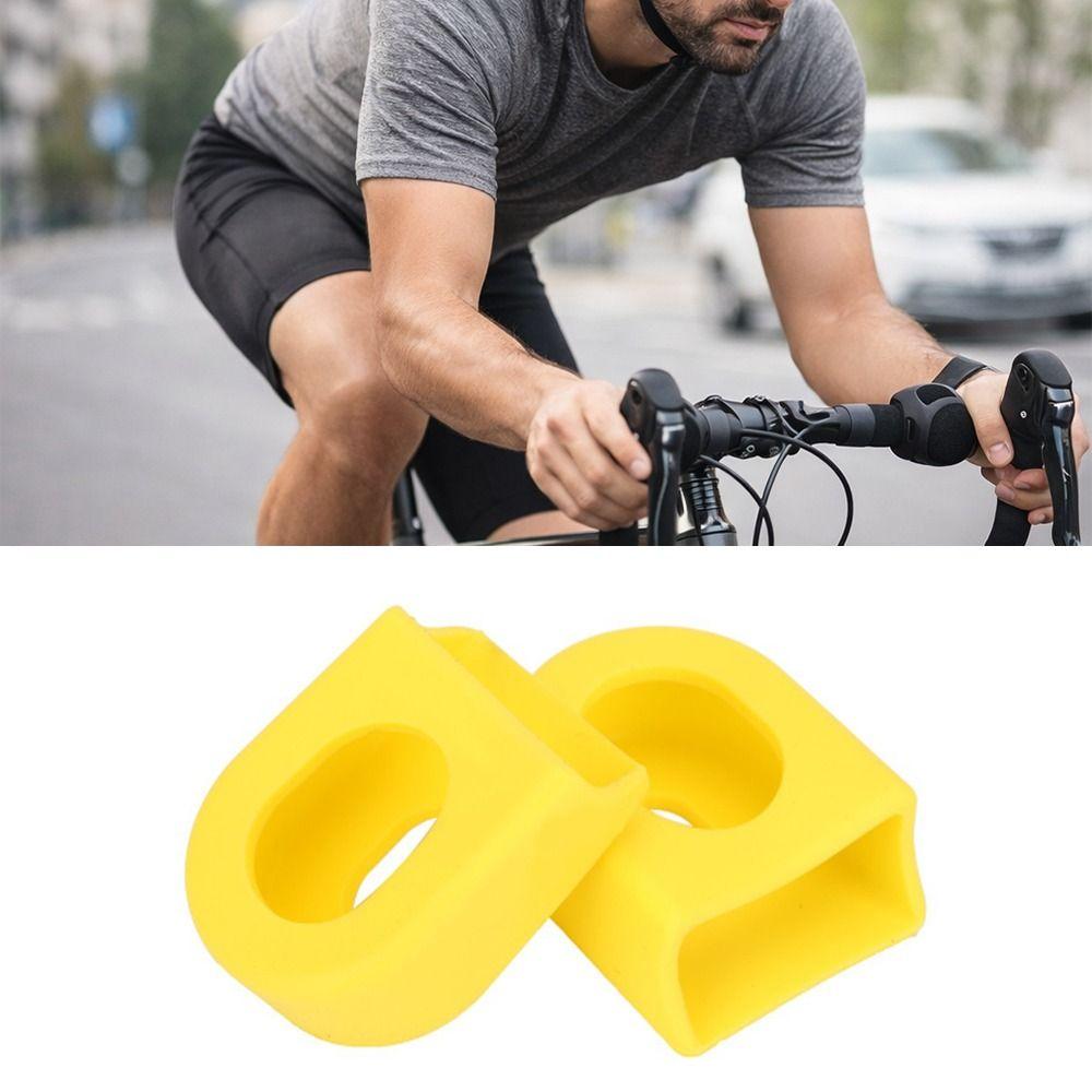 10PCS Soft Cycling Crank Boot Protectors Silicone Crank Arm Protectors  Mountain Bike