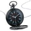 Flip With Necklace Vintage Pocket Fob Watches Steampunk Pocket Watch