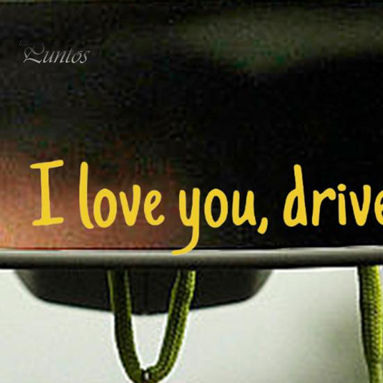 Наклейки I Love You Drive Safe на зеркало заднего вида виниловая наклейка для женщин водонепроницаемая декоративная наклейка на автомобиль аксессуары для автомобиля