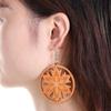 16 Pairs Jewelry Bohemian Wood Earrings Pendant Earring Making African Dangle Earrings