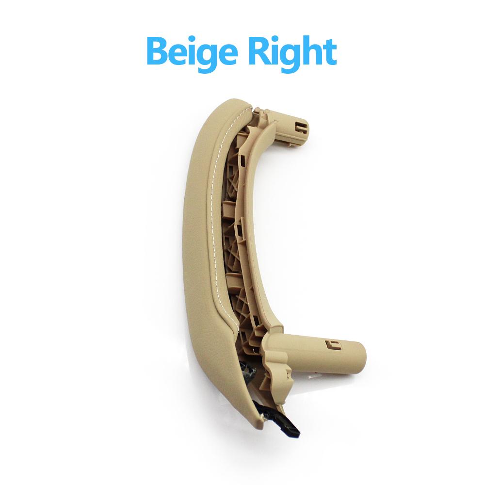 Кожаный чехол для внутренней пассажирской двери с левым рулем и правым рулем, кожаный чехол с внутренней ручкой в ​​сборе для BMW X3 X4 F25 F26