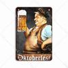 Beer Vintage Beauty Metal Bar Pub Cafe Shop Wall Decoration Men  Tin Sign Art Poster Home Decor Iron Plate 20x30 Cm