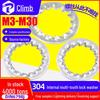 304 Stainless Steel Multi-Tooth Lock Washer for M3/M4/M5/M6