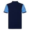 Manchester City FC Mens Contrast Sleeves Polo Shirt