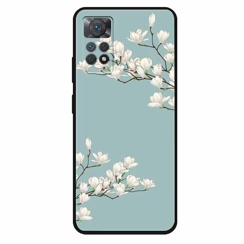 Чехол For Xiaomi Redmi Note 11 Pro 5G Чехол Крутой Космос Мягкий Силикон ТПУ Чехлы Для Xiaomi Redmi Note 11Pro 5G Волк Защитный Корпус