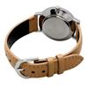 CASIO Women's Analog Quartz Watch LTP-VT04L-7A1 Beige Leather Band Overseas Model Water Resistant