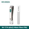 MR.GREEN Nail Clippers Curved Blades Fingernail Cut Nippers Manicure Scissors Stainless Steel Pedicure Tools