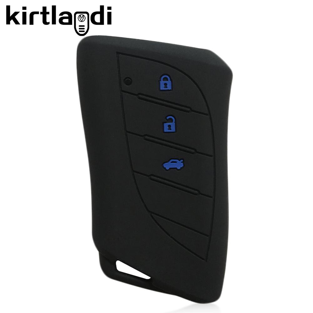 Силиконовый чехол для ключа Чехол-накладка для автомобильного ключа для Lexus ES NX GS RX UX250 UX260 ES350 2019 2020 3/4 кнопки Держатель для дистанционного ключа Брелок