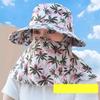 Солнцезащитные линзы DMEE Шляпа-шаль для рыбалки, закрывающая лицо, летняя солнцезащитная шляпа для защиты шеи, езда на велосипеде