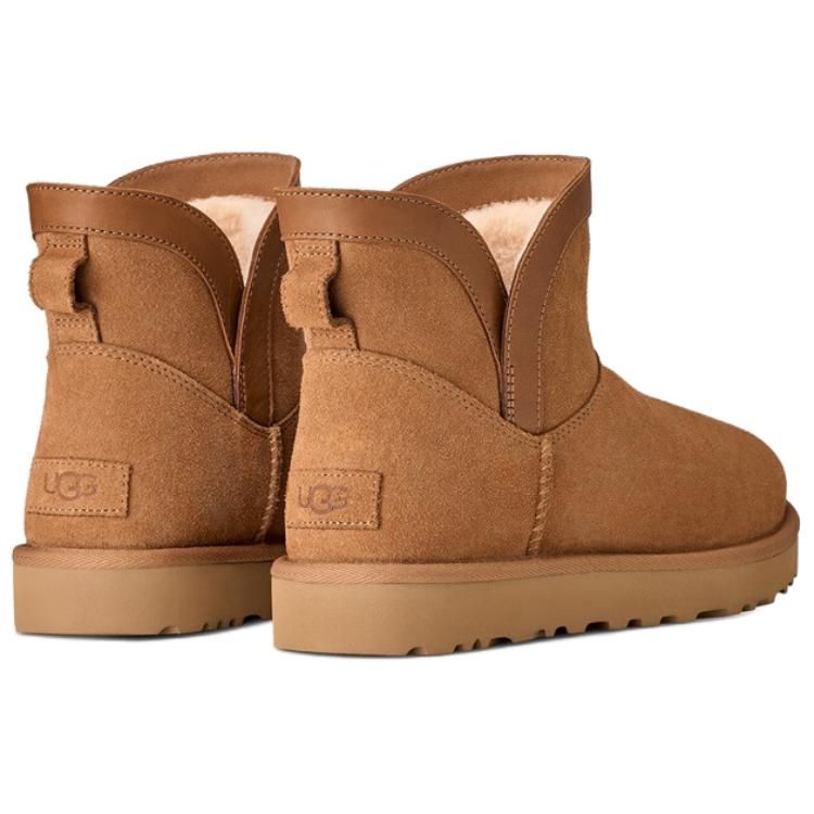 UGG Женские Классические Ультра Мини Платформа Каштановые 1174514-CHE