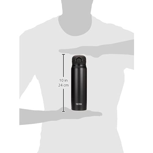 Thermos Vacuum Insulated Portable Mug, 600ml, Matte Black, JNR-601 MTBK