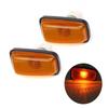 1/2pcs Side Lamps Auto Side Marker Indicator Repeater Amber Lights Replace Car Accessories For Peugeot Citroen 106 306 406 806