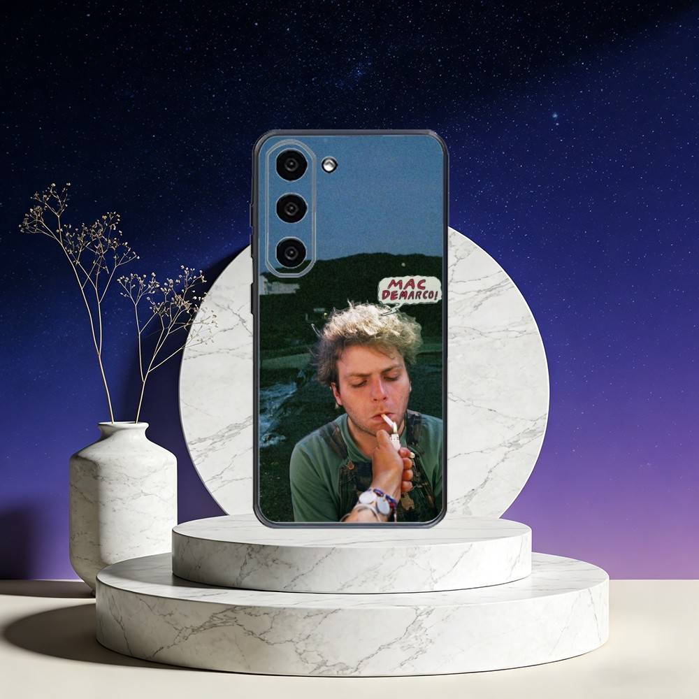Чехол для телефона Mac D-DeMarco Singer для Samsung Galaxy A73, A72, A71, A70, A53, A52, A51, Других Мягкий Черный Чехол