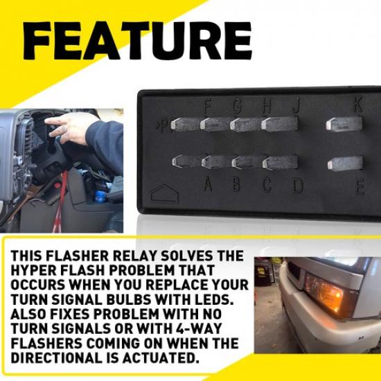 Turn Signal Flasher Module Relay For 03-06 Silverado 1500HD 2500HD 3500 15764135