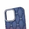 For iPhone 16 Pro Max Case Rhinestone Decor Rubberized TPU Phone Cover