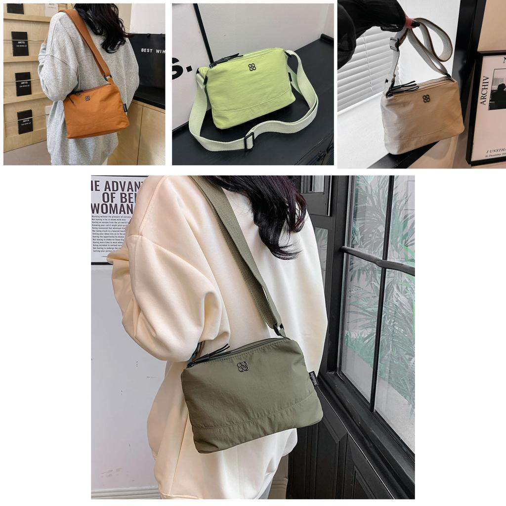 Stylish Vintage Canvas Shoulder Bag Unisex Design Lightweight Waterproof Crossbody