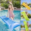 Pool Rafts Adults Thick PVC Blow Up Pool Floats 175x45cm Foldable Lightweight Sunbathing Pool Lounge Raft Floatie Toys Beaches