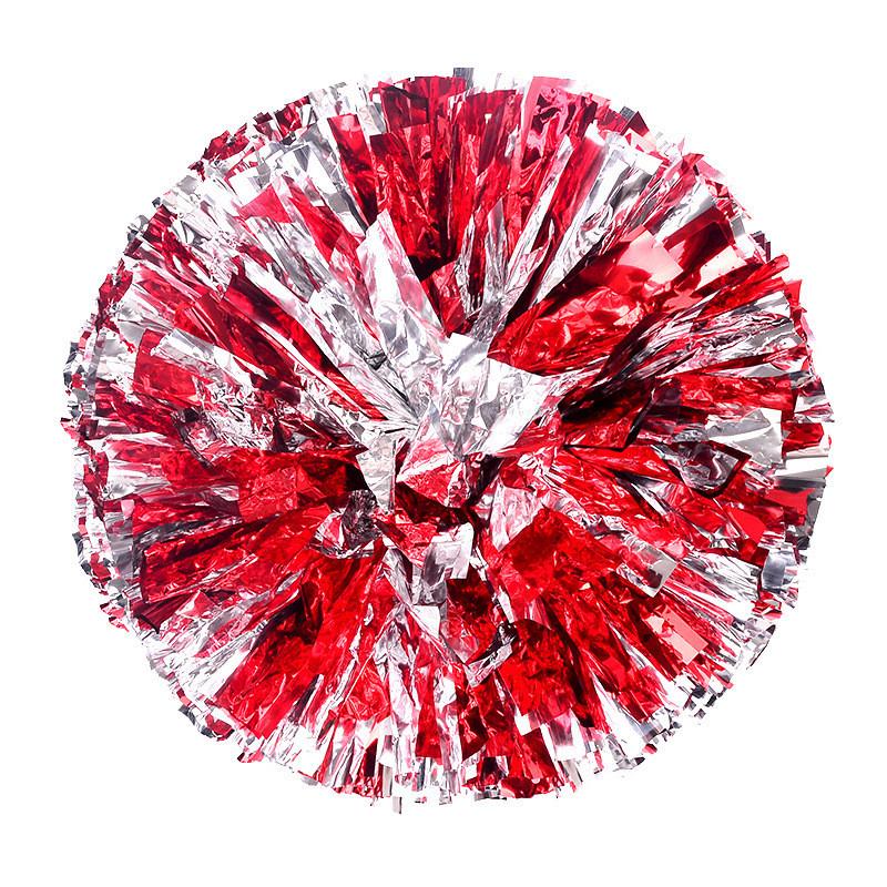 Женские разноцветные помпоны для черлидинга, шарики для черлидинга, черные и синие, золотые, серебряные, красные, зеленые, танцевальные аксессуары для черлидинга