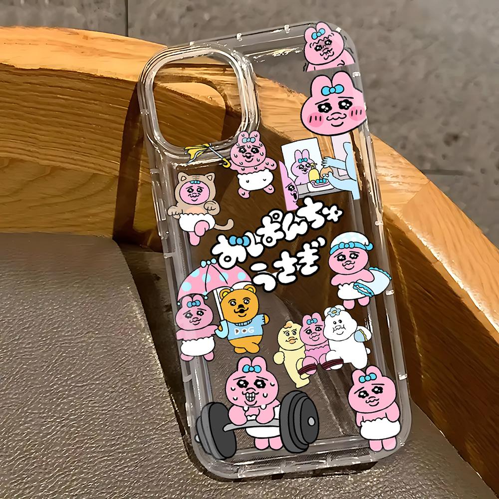 cartoon cute pink way abstract Phone Case for Xiaomi Redmi 12C 10 10C 9 9A 9C K40 Note 13 12 11 Pro Plus 4G 5G Clear Back Cover