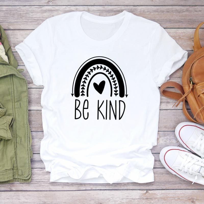 (Европейский размер) Милая футболка 90-х Сладкий цветочный тренд Милая одежда С коротким рукавом Женская с принтом Дама Женская Мода Футболка Повседневная Графическая футболка