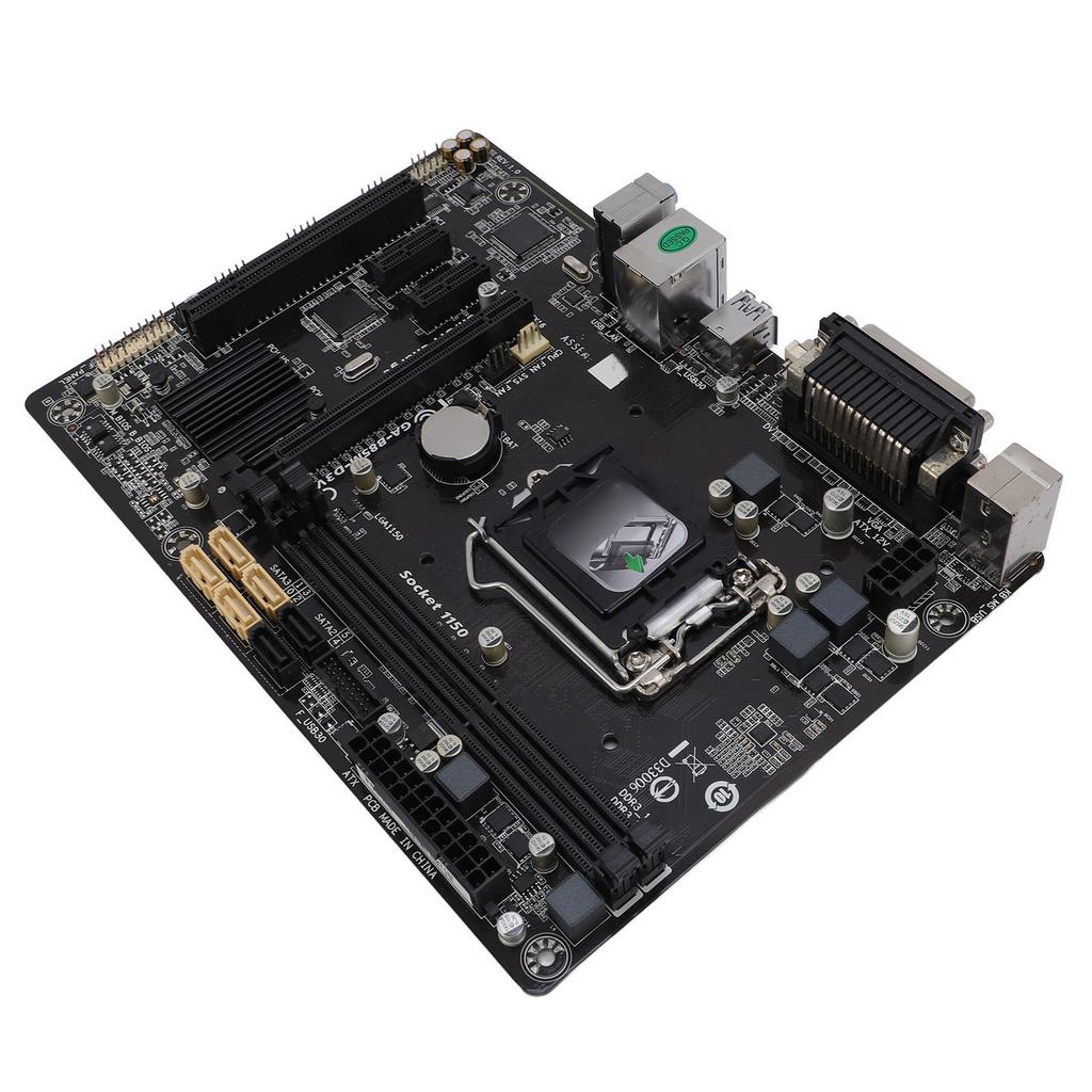 Computer Motherboard M ATX DDR3 X 2 DIMM Slot Gaming Motherboard Replacement for LGA 1150 for Core I7