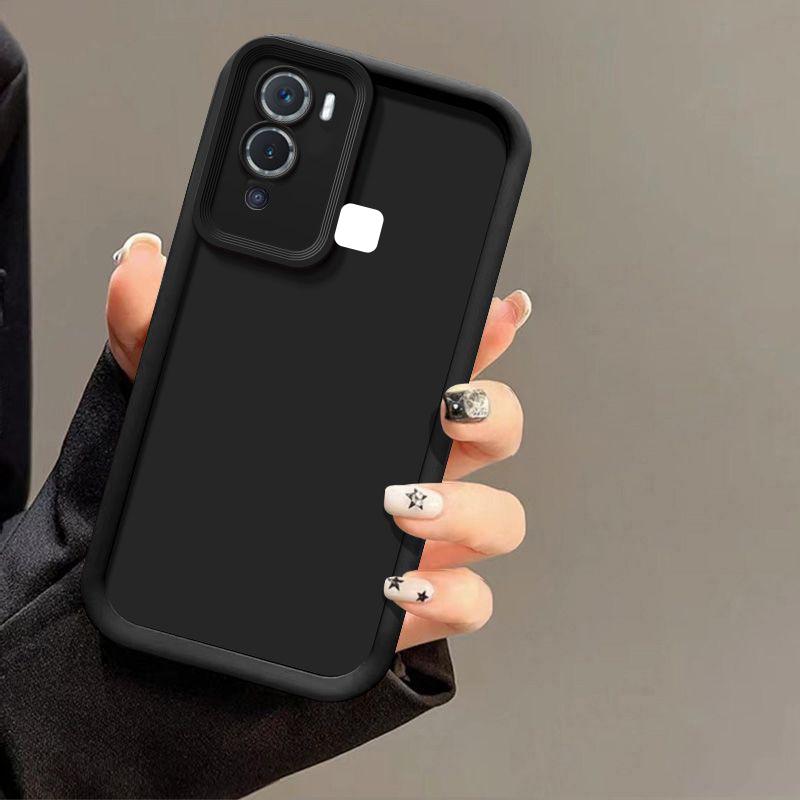 Для чехла Infinix Hot 12i Чехол для телефона Infinix Hot 12i Infinix Hot12i X665 Защита от падений Роскошный матовый мягкий чехол