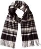 Cashmere Scarf WA57 KU0079 Black White Stewart UK ONE Women's & (-) [Used]