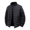 Men's And Women's Casual Solid-color Stand-up Collar, Fleece And Cotton Warm Long-sleeved Zipper Cotton Jacket