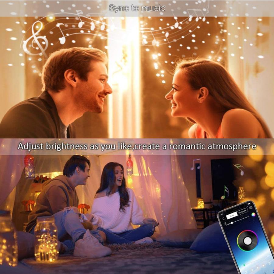 Bluetooth Light String Mobile Phone APP String Light Christmas Tree Decoration