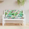 VidaXL Garden Bench Cushions Set of 2 Multicolour 120x50x7 Cm 361692