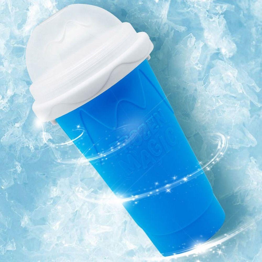 Large Capacity DIY Juice Water Bottle Silicone Ice Cream Maker Cups Smoothies Squeeze Cup  Kitchen