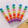 10Pcs Lollipop Building Block Pencil Graffiti Pen for Children Birthday Party Favors Student Back To School Gifts Pinata Fillers