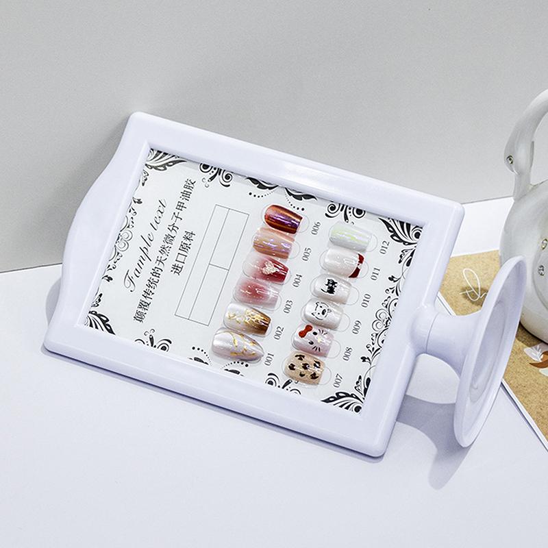 Подставка для демонстрации нейл-арта двухсторонняя Рамка для демонстрации работ нейл-арта Доска для демонстрации ногтей Стойка для демонстрации накладных ногтей Держатель для гель-лака