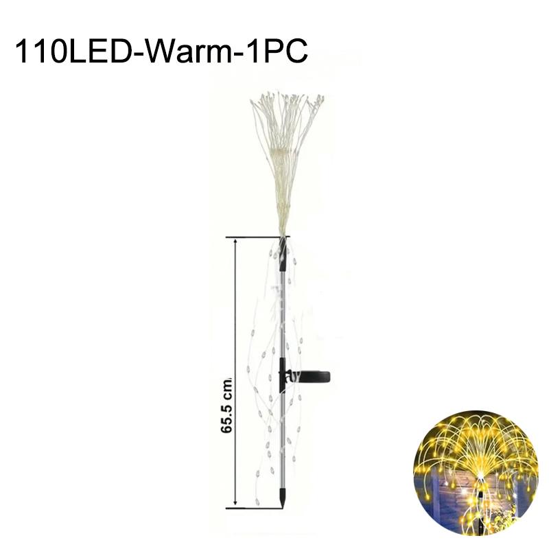 Солнечные фейерверки светодиодные фонари DIY заземленные фонари патио сад небольшой двор украшение водонепроницаемые уличные газонные фонари праздничный декор