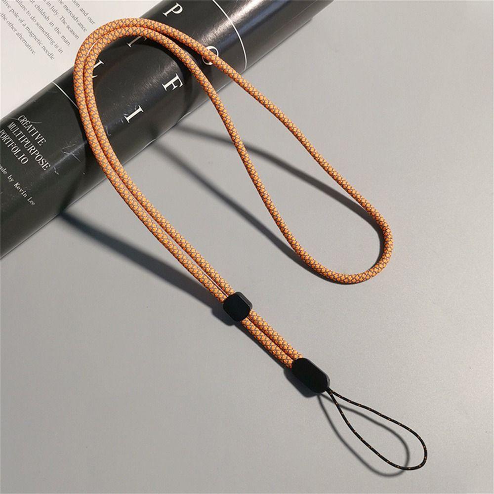 Fluorescent Cell Phone Strap Adjustable Mobile Phone Chain Long Phone Lanyard  Key Strap